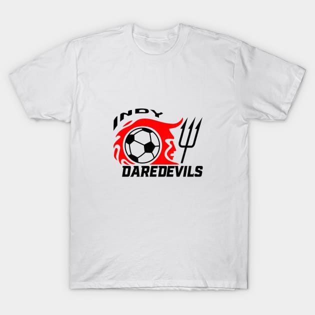 Short-lived Indy Daredevils Soccer 1979 T-Shirt by LocalZonly